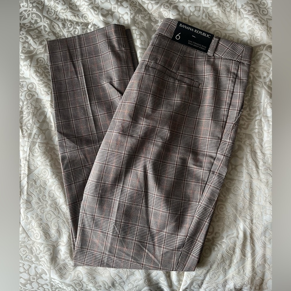Banana Republic Ryan Slim Straight Dress Pants